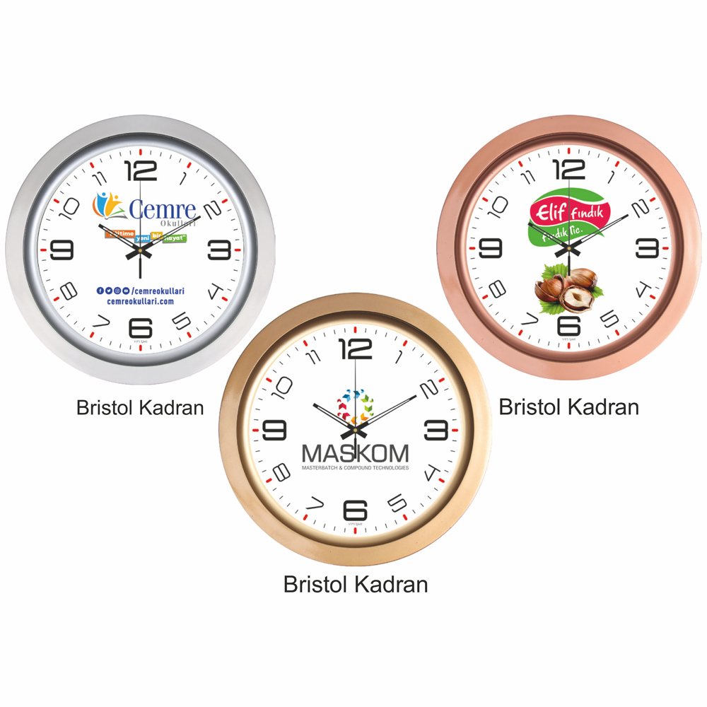 12165BNZ Duvar Saatleri (40 cm)