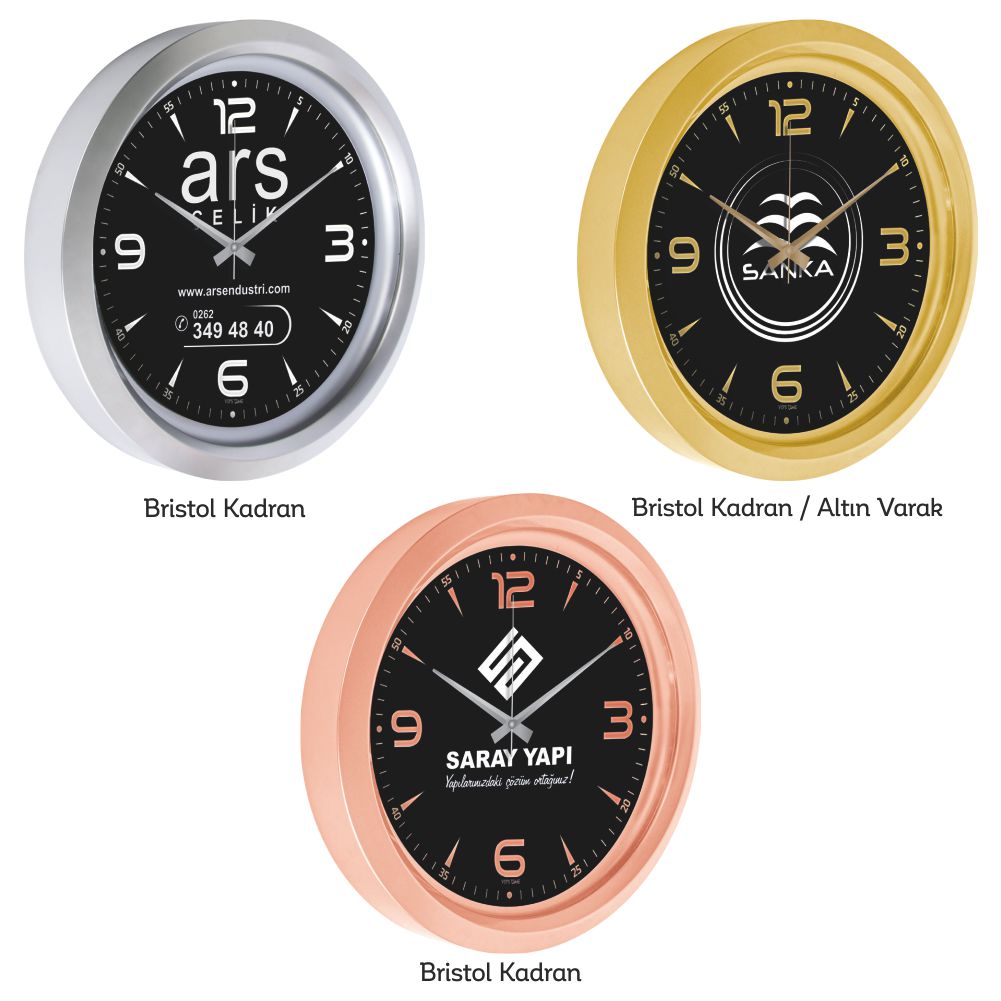 12175BNZ Duvar Saatleri (40 cm)