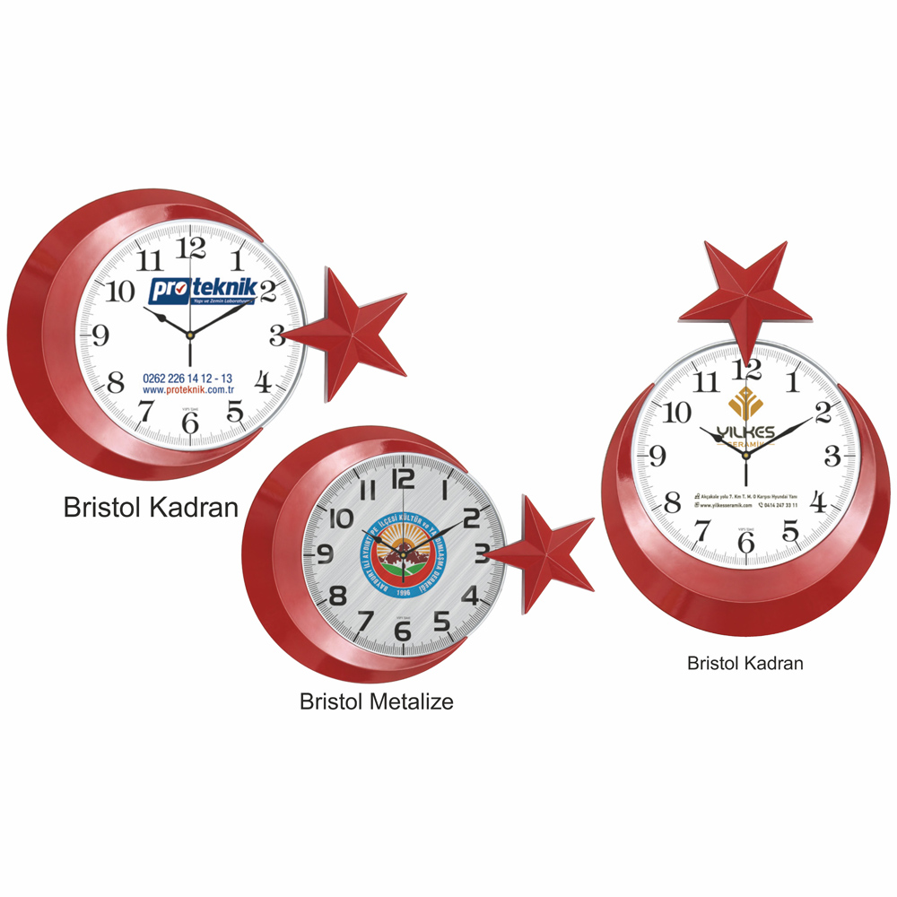 12255BRS Duvar Saatleri (42,5x30,5 cm)