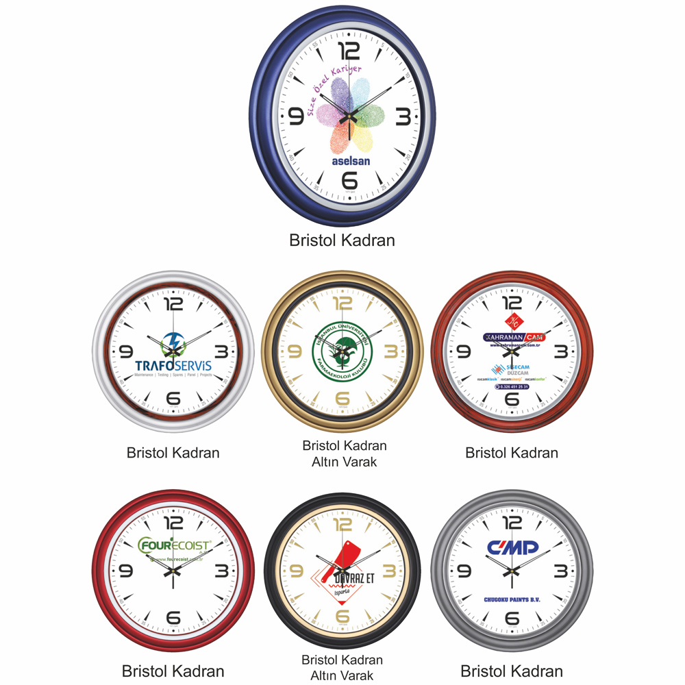 12345SVR Duvar Saatleri (34 cm)
