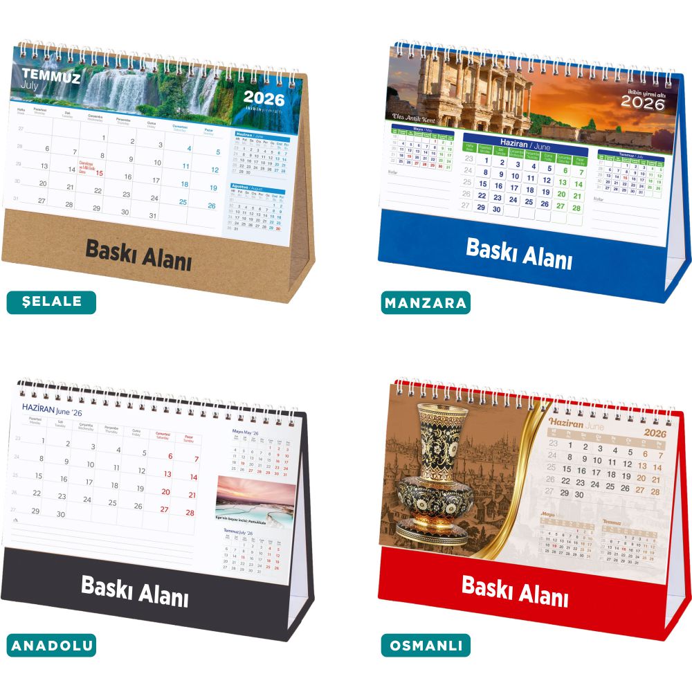 13467SL-KRF Masa Takvimi (Taslama)