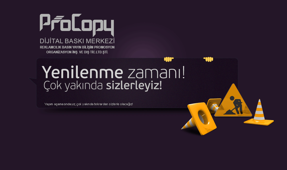 Pro Copy Center - Yenileniyoruz